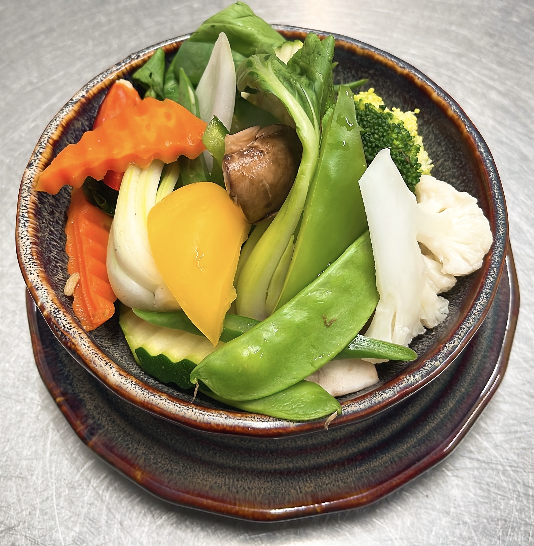 Gekochte Mix Gemüse